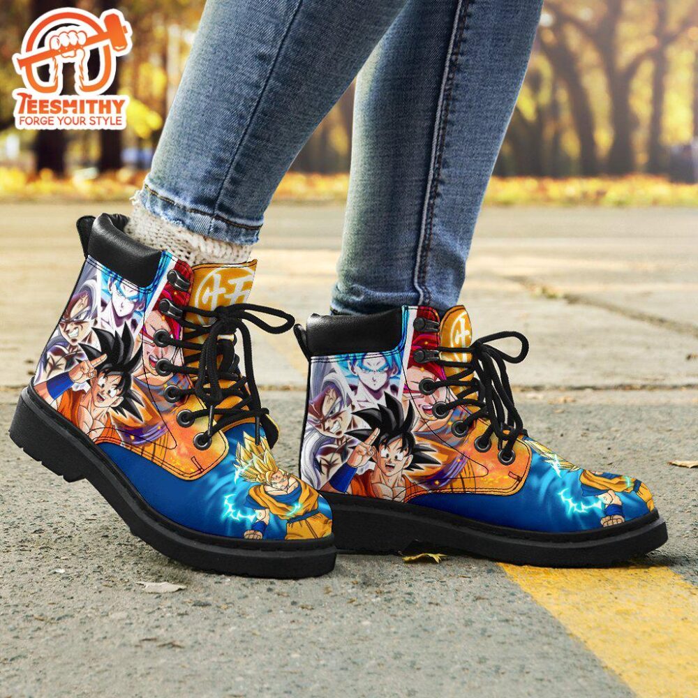 Goku Boots Timbs Dragon Ball Custom Shoes Anime Fan Gift