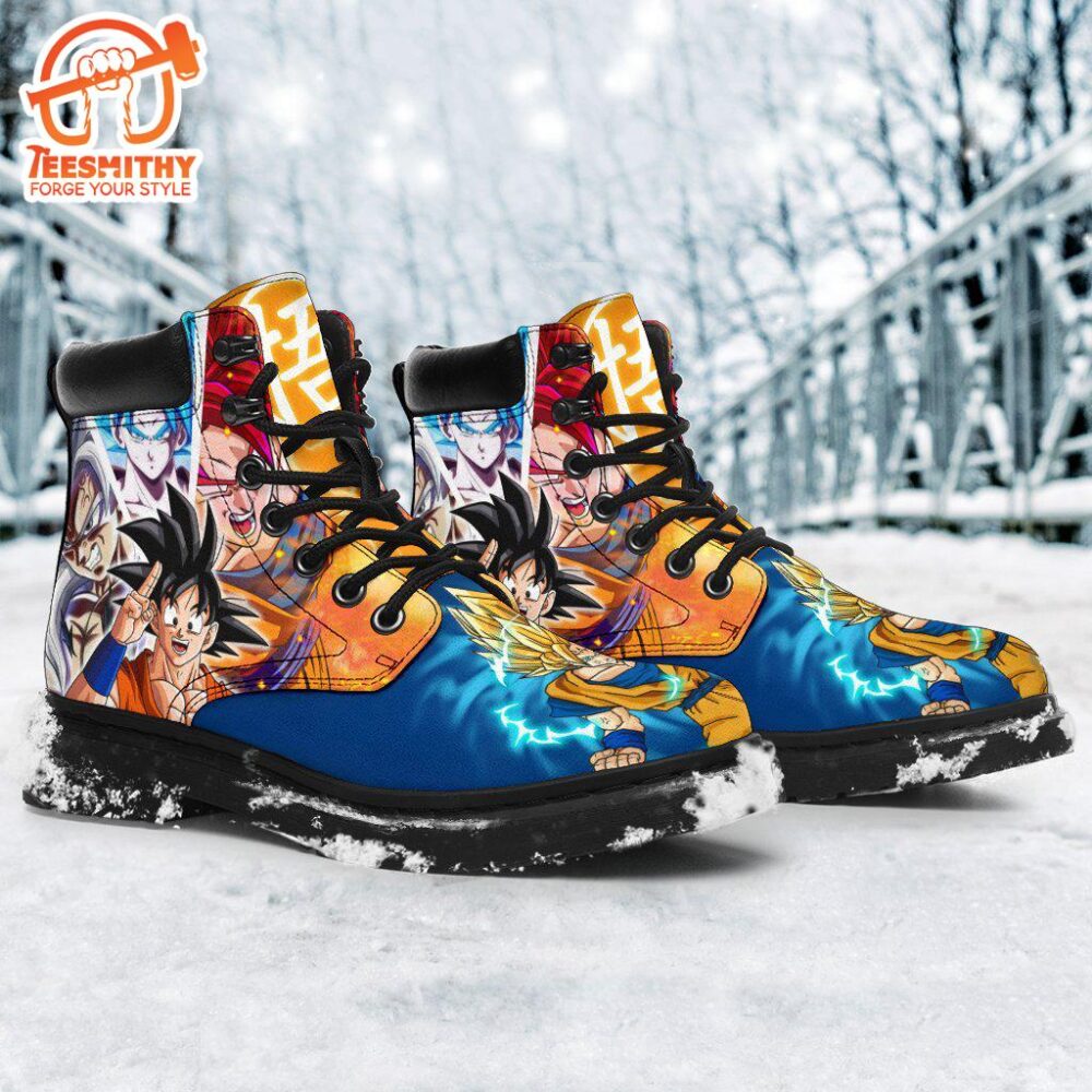 Goku Boots Timbs Dragon Ball Custom Shoes Anime Fan Gift