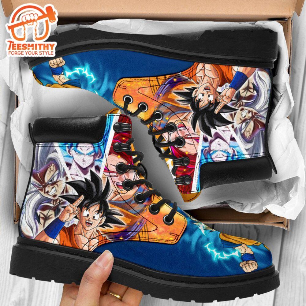 Goku Boots Timbs Dragon Ball Custom Shoes Anime Fan Gift