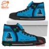 Gold Coast Titans NRL Personalized High Top Canvas Shoes