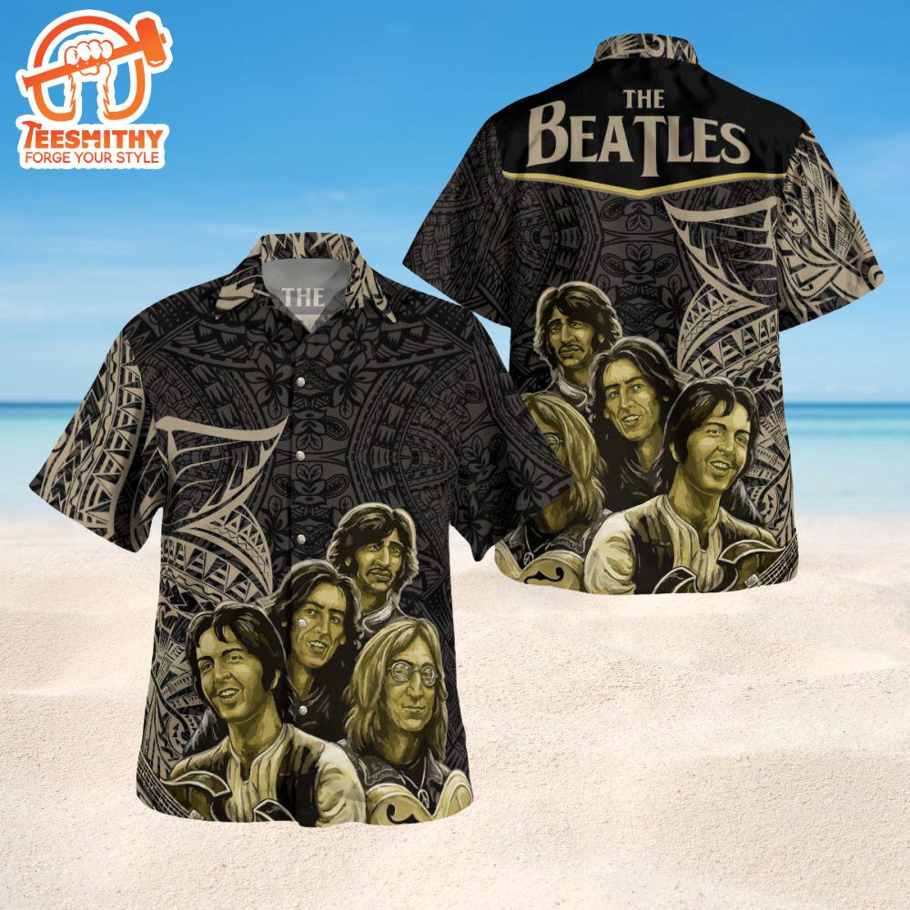 Golden Era Beatles Hawaiian Shirt