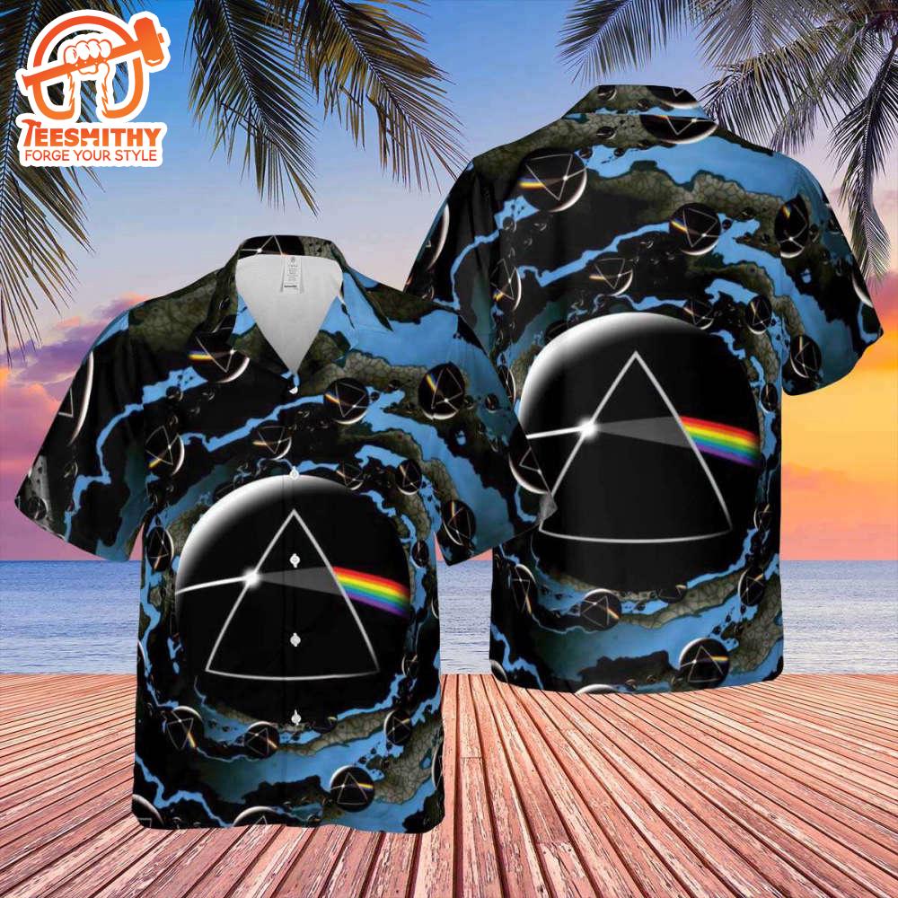 Good bye Blue Sky Dark Side Of the Moon Pink Floyd Hawaiian Shirt