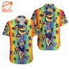 Grateful Dead Bears Tie Dye Hawaiian Shirt