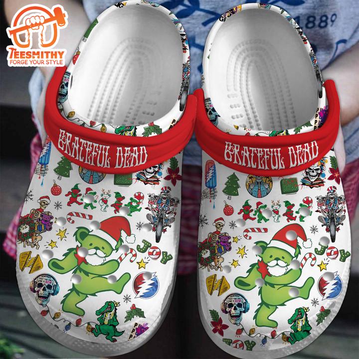 Grateful Dead Christmas Dancing Bears Classic Clogs For Kids And Adults