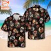 Grateful Dead Skull Floral Hawaiian Shirt