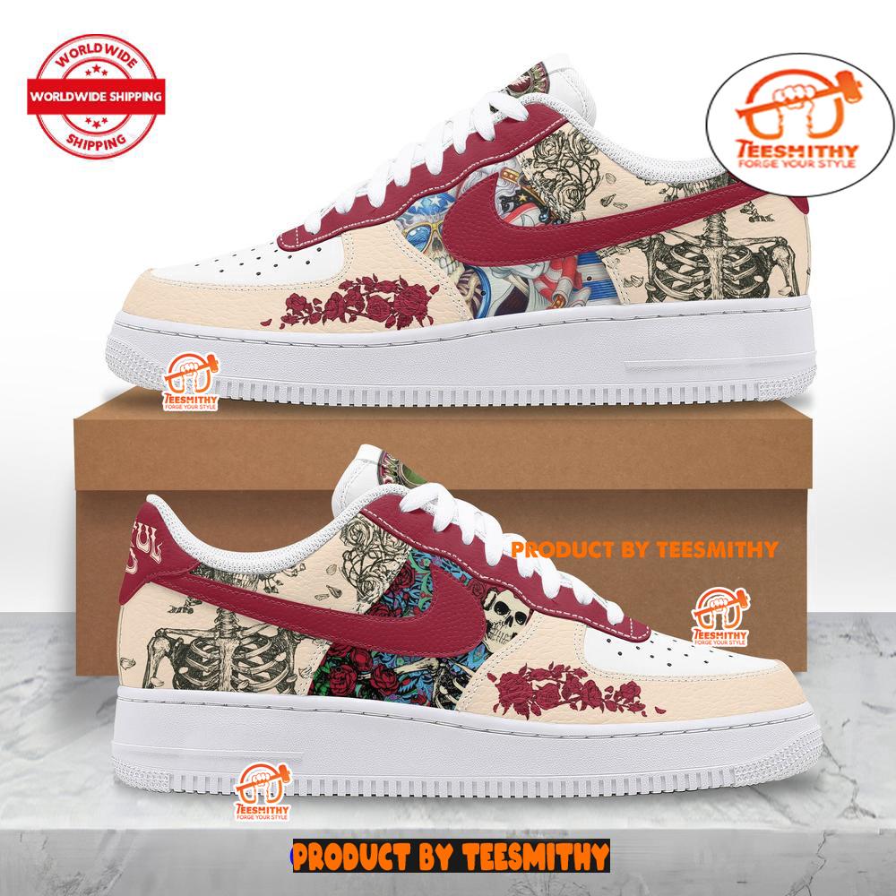 Grateful Dead Skull Limited Nike Air Force 1 Shoes