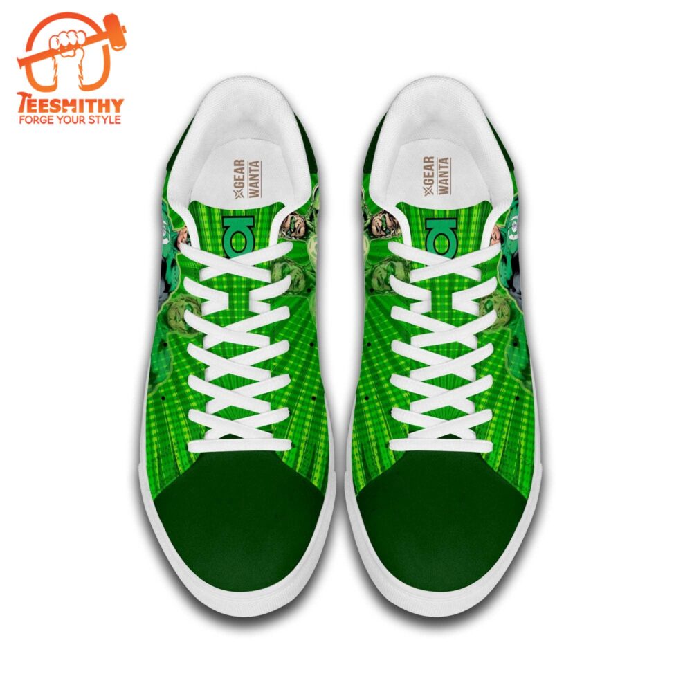 Green Lanturn Stan Smith Shoes For Kid