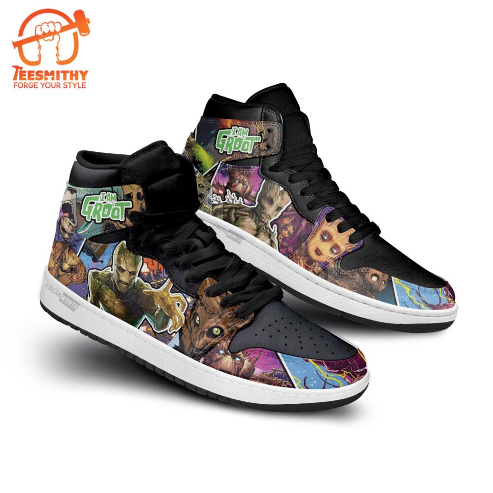 Groot Shoes Custom Super Heroes Sneakers