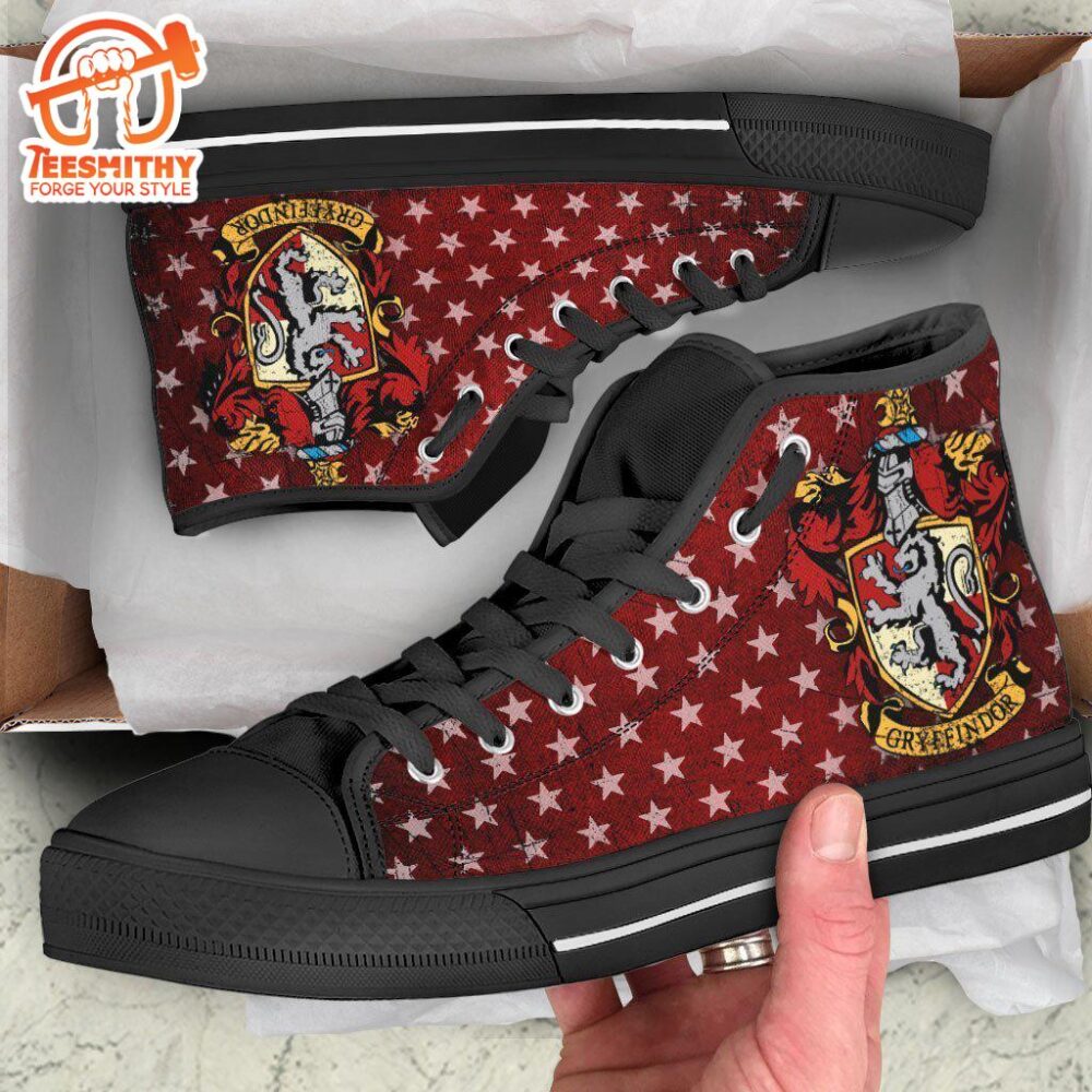 Gryffindor Sneakers Harry Potter High Top Shoes Custom