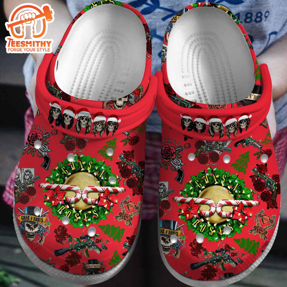 Gun N’ Roses Music Clogs Shoes Comfortable For Men Women And Kids