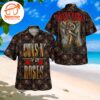 Guns N’ Roses Angel & Roses Hawaiian Button Up Shirts