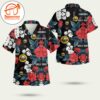 Guns N Roses Music Band Logo Hawaiian Button Up Shirts