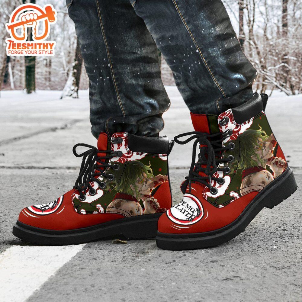 Gyutaro Boots Shoes Demon Slayer Anime Custom