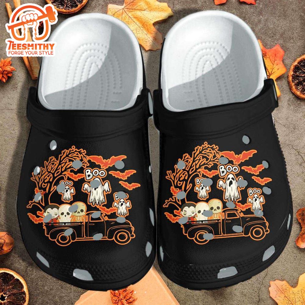 Halloween Driving Monsters Clogs Shoes