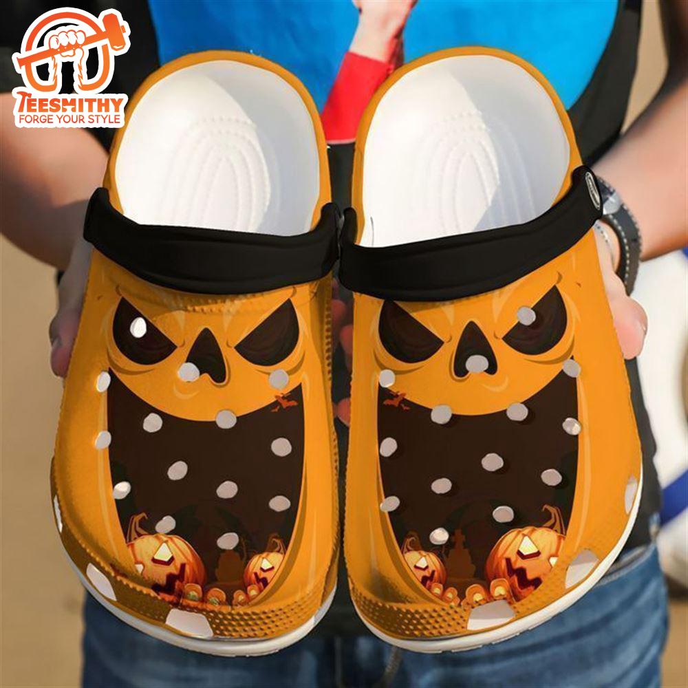 Halloween Happy Pumpkin Clog Shoes