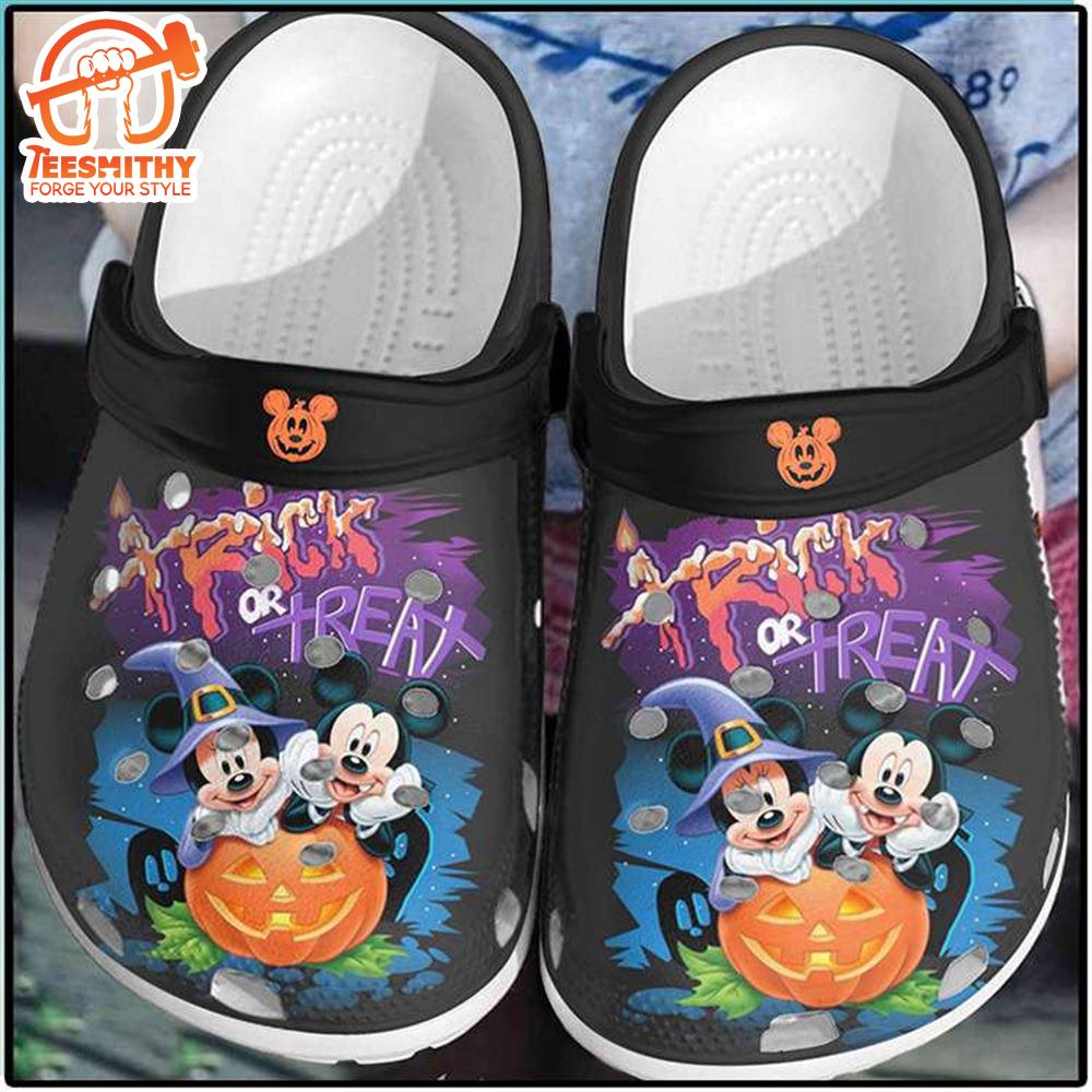 Halloween Mickey And Minnie Trick Or Treat Clogs