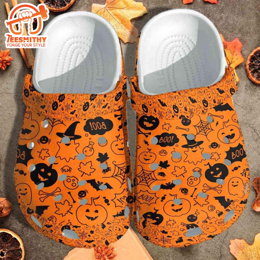 Halloween Monsters Ghost Boos Clogs