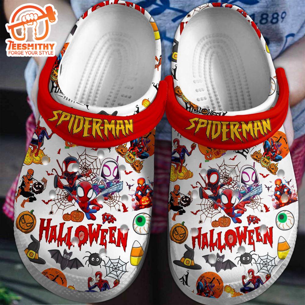 Halloween Spider Man Movie Clogs Shoes Comfortable For Men Women And Kids