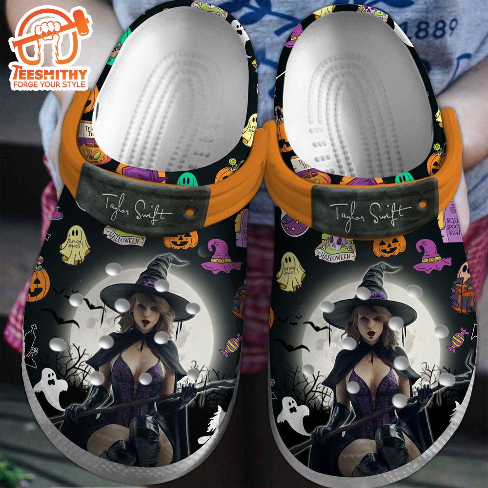 Halloween Taylor Swift Music Clogs Shoes Comfortable For Men Women And Kids