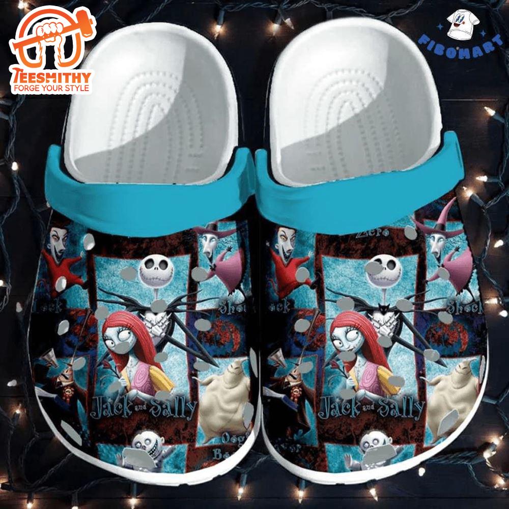 Halloween The Nightmare Before Christmas Comfortable Clogs Shoes Band For Men Women