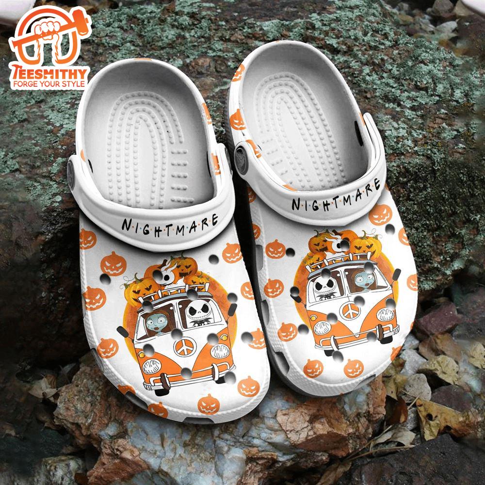 Halloween The Nightmare Before Christmas Comfortable Shoes Clogs Band For Men Women