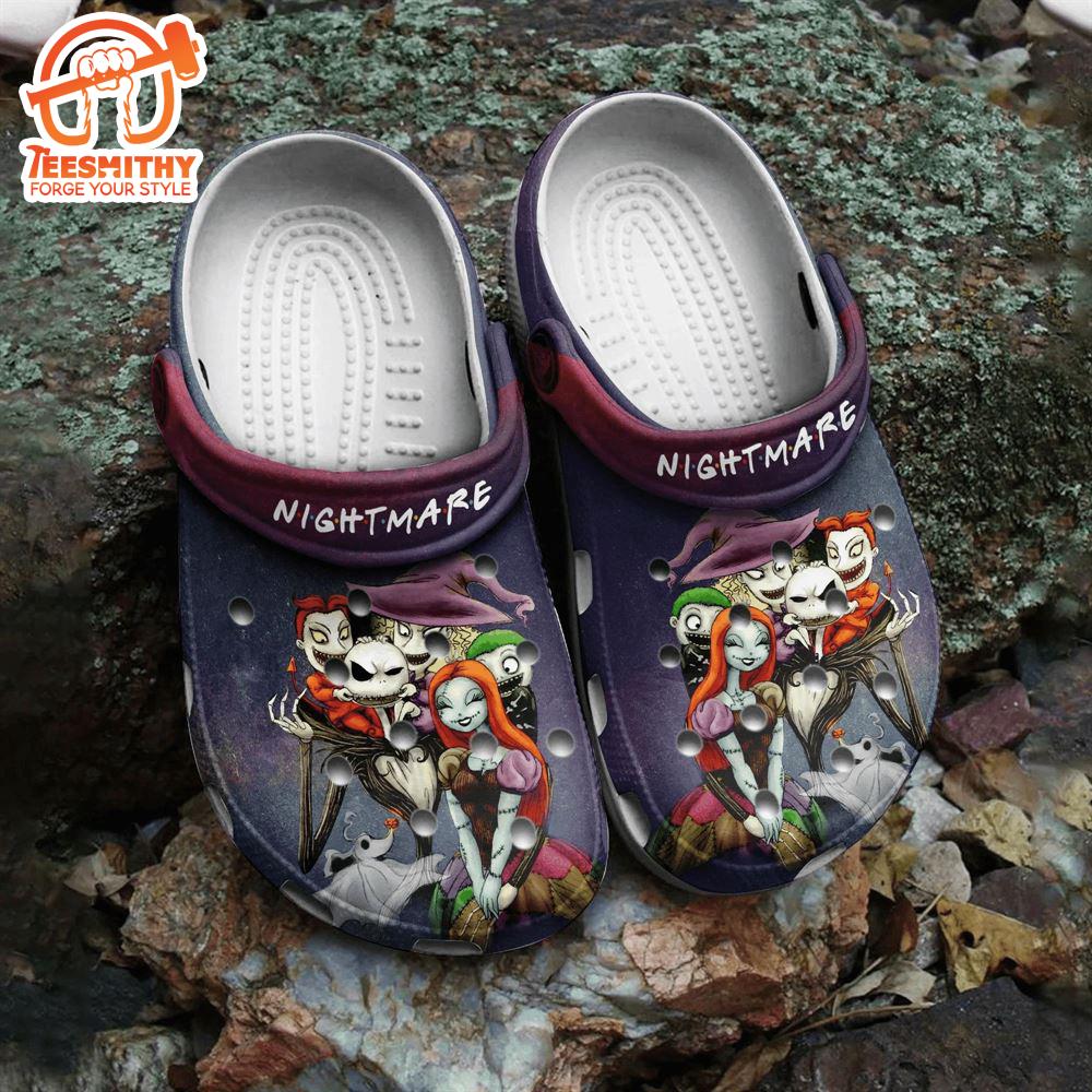 Halloween The Nightmare Before Christmas Shoes Clogs Band Comfortable For Men Women