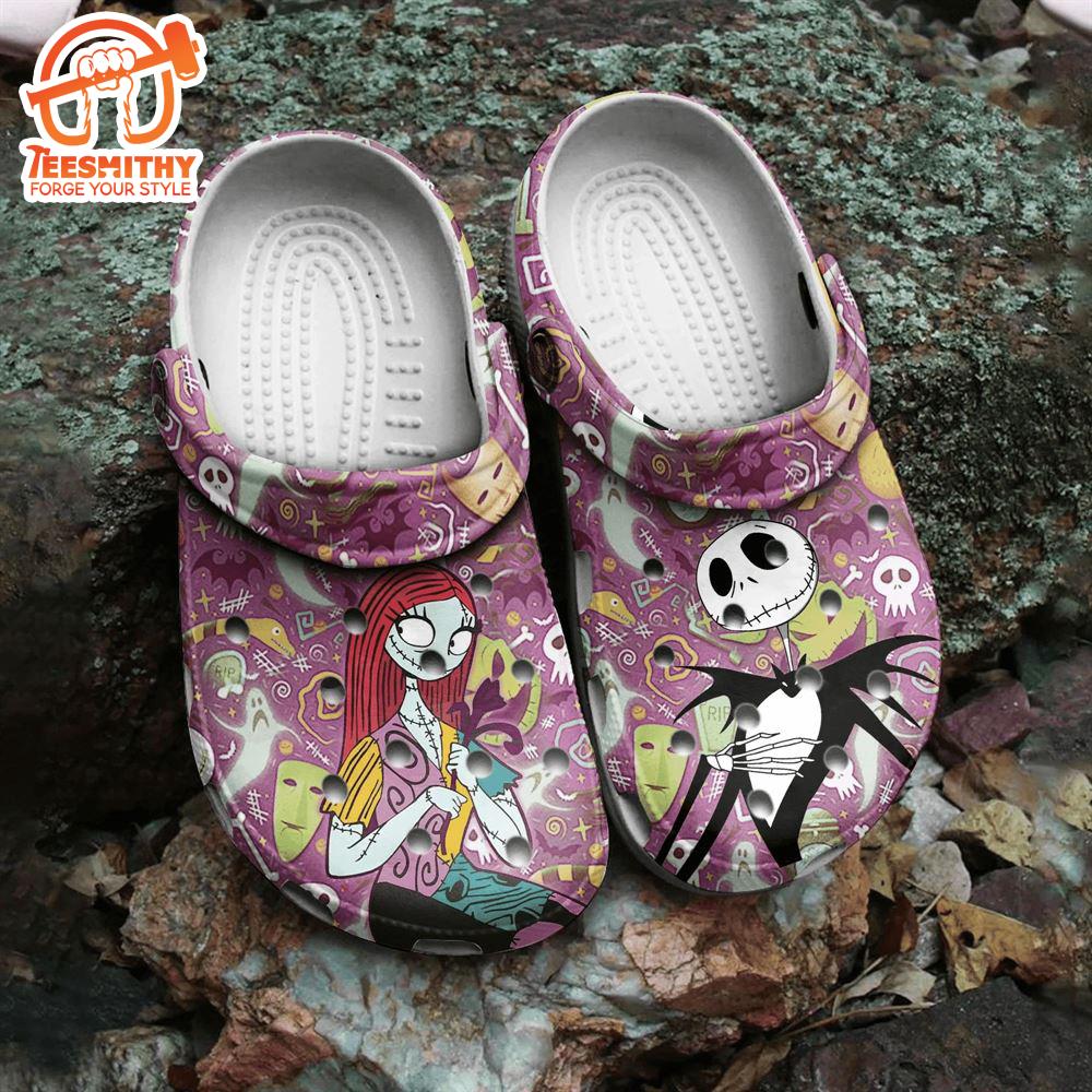 Halloween The Nightmare Before Christmas Shoes Comfortable Band Clogs For Men Women