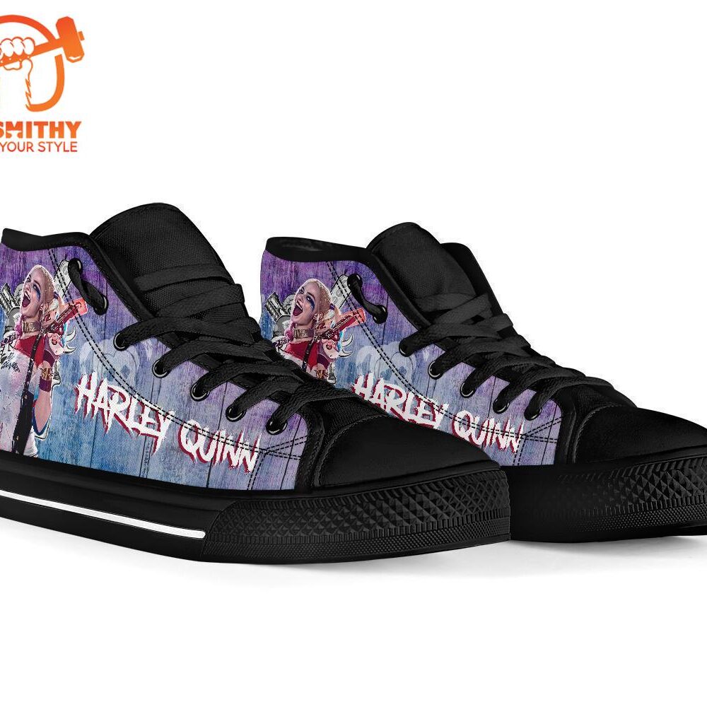 Harley Quinn High Top Shoes Amazing Custom Idea