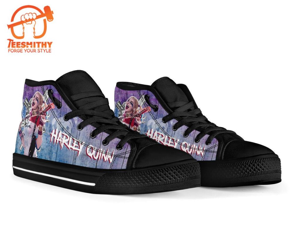 Harley Quinn High Top Shoes Amazing Custom Idea