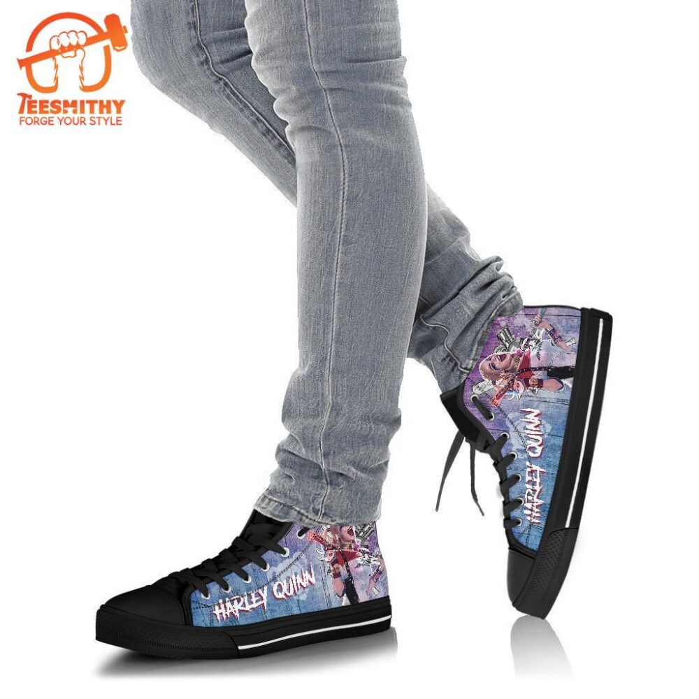 Harley Quinn High Top Shoes Amazing Custom Idea