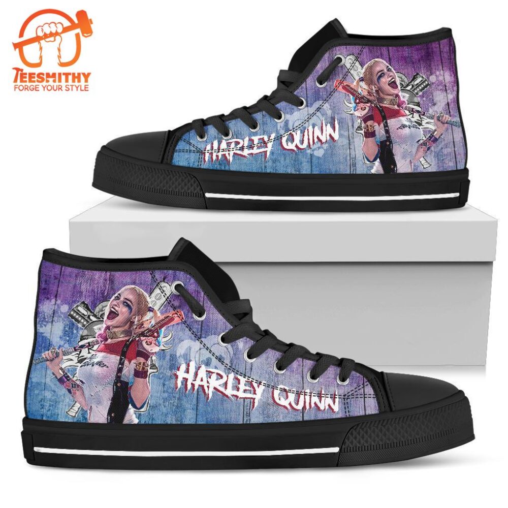 Harley Quinn High Top Shoes Amazing Custom Idea