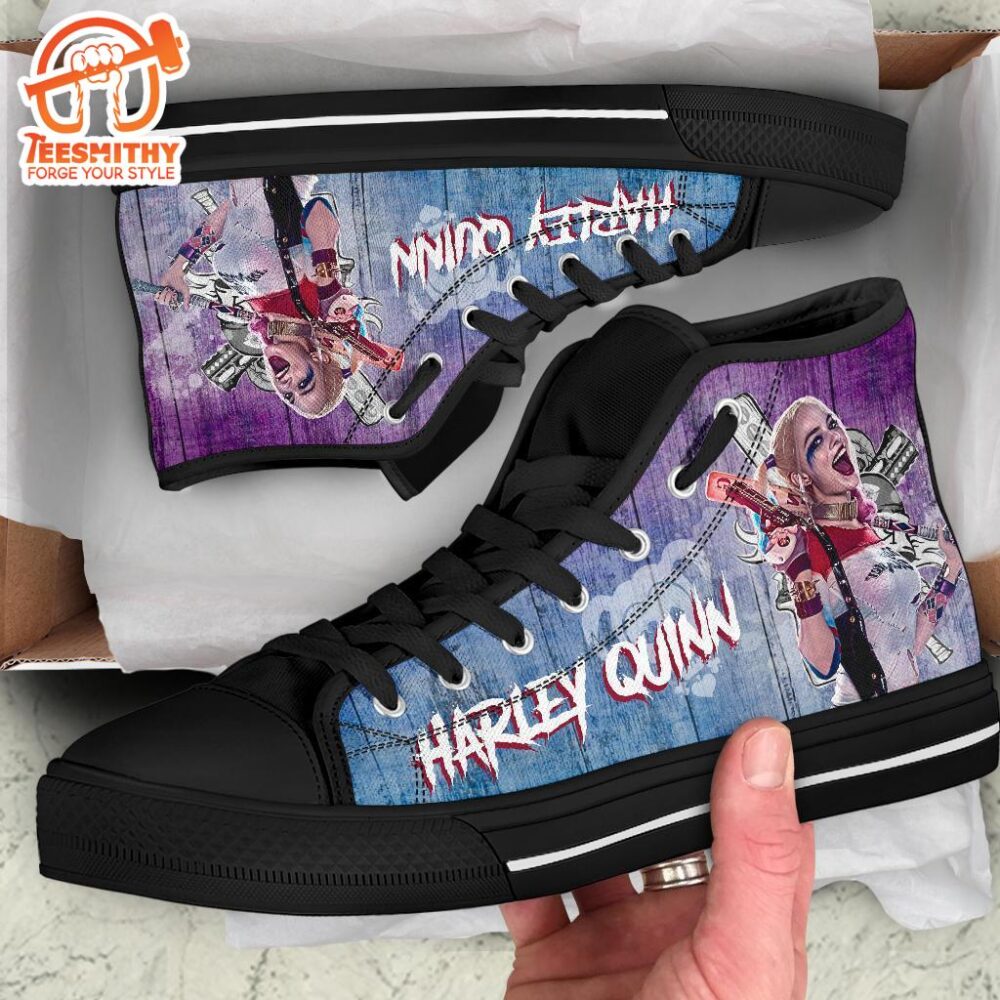 Harley Quinn High Top Shoes Amazing Custom Idea