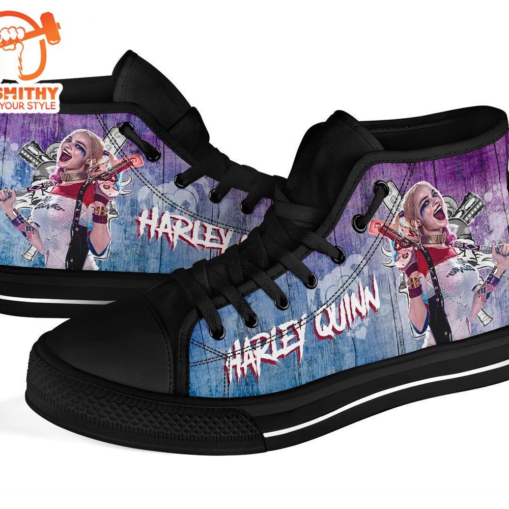 Harley Quinn High Top Shoes Amazing Custom Idea