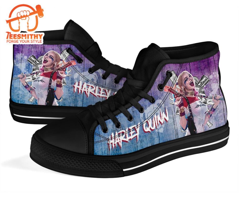 Harley Quinn High Top Shoes Amazing Custom Idea