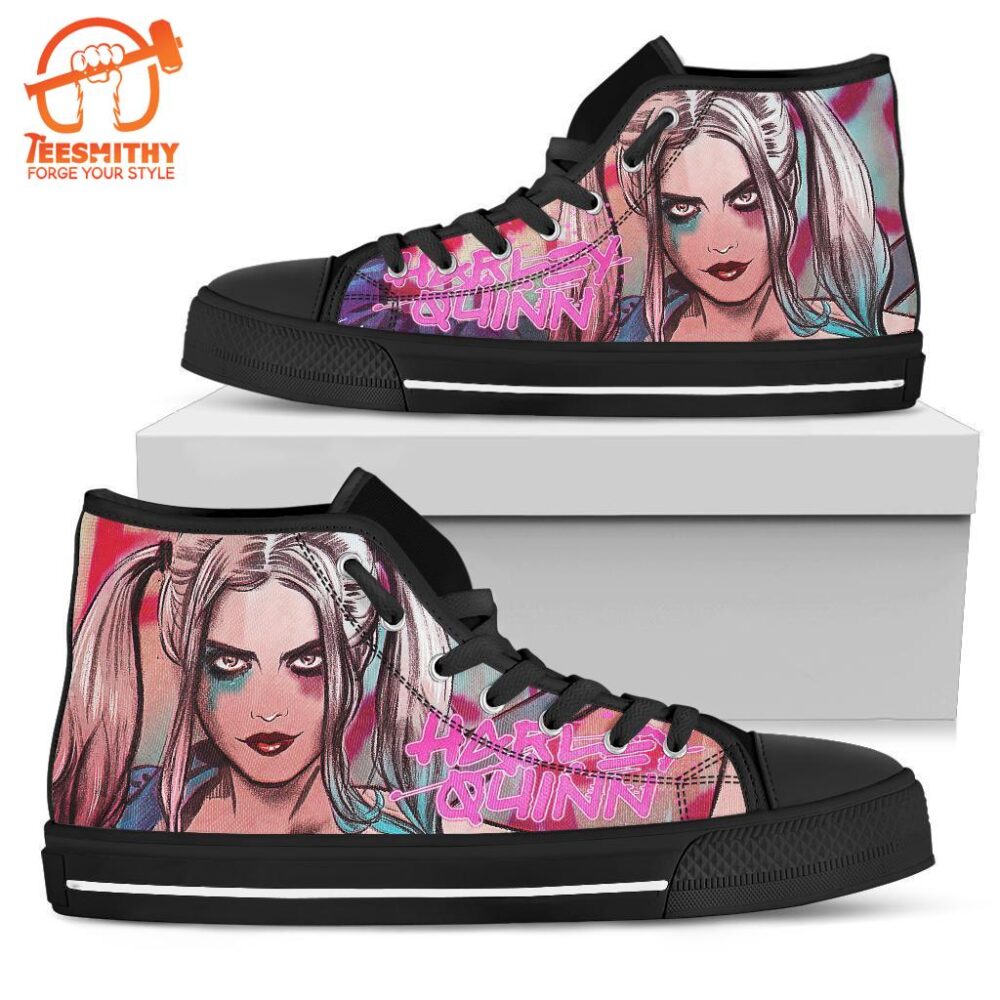 Harley Quinn High Top Shoes Custom