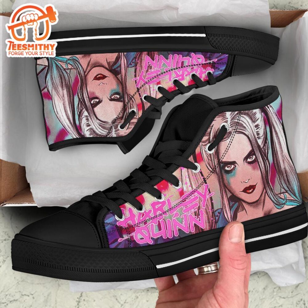 Harley Quinn High Top Shoes Custom