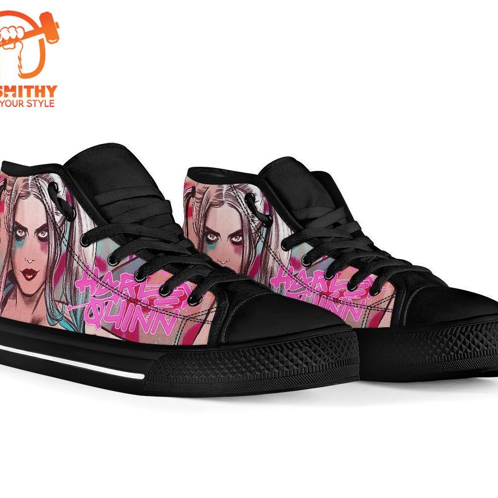 Harley Quinn High Top Shoes Custom