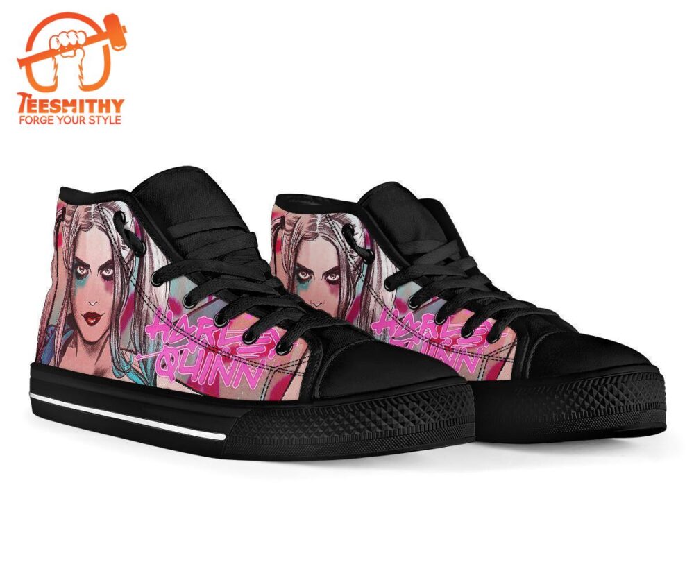 Harley Quinn High Top Shoes Custom