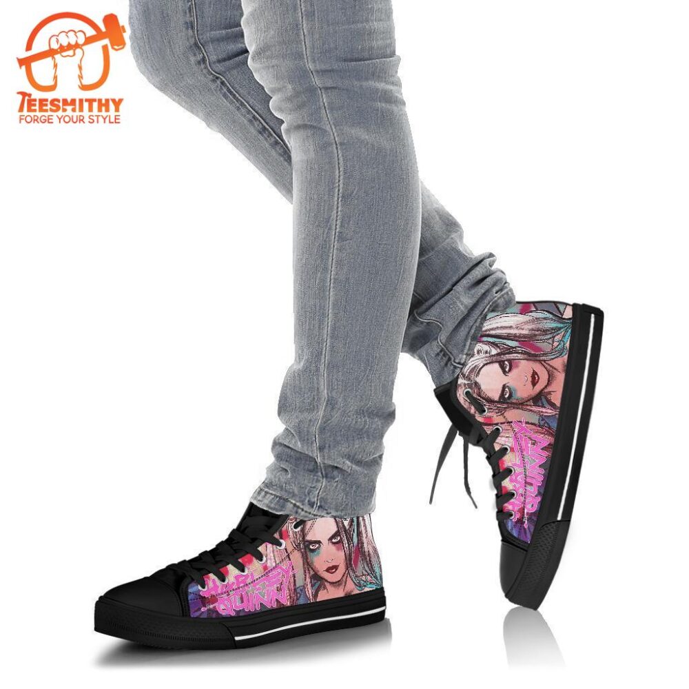 Harley Quinn High Top Shoes Custom