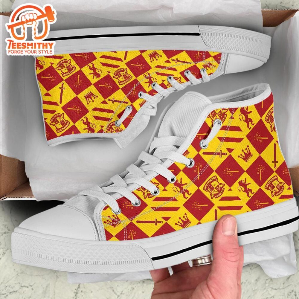 Harry Potter Gryffindor High Top Shoes