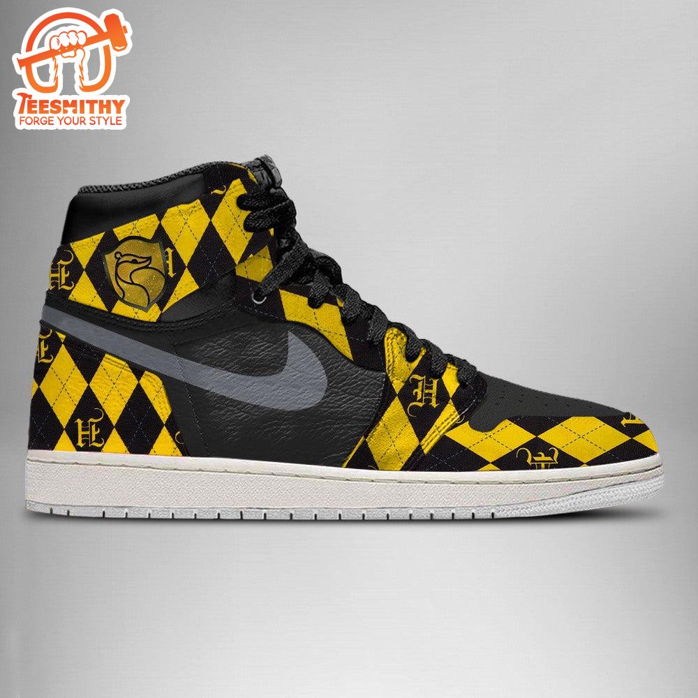 Harry Potter Hufflepuff JD1 Sneakers Custom For Fans