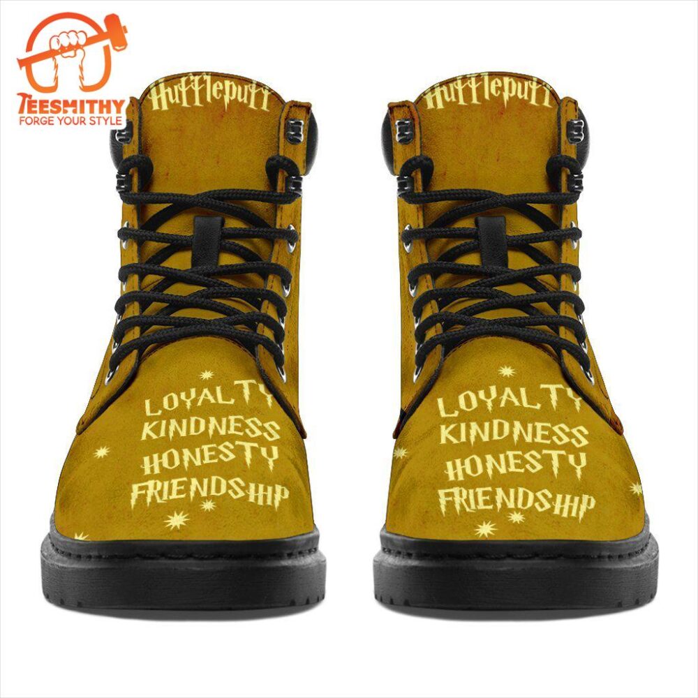 Harry Potter Hufflepuff Timbs Boots Custom Shoes For Fan