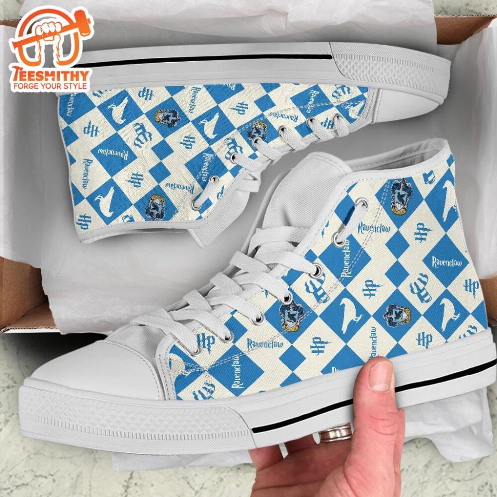 Harry Potter Ravenclaw Shoes High Top Custom Pattern Sneakers