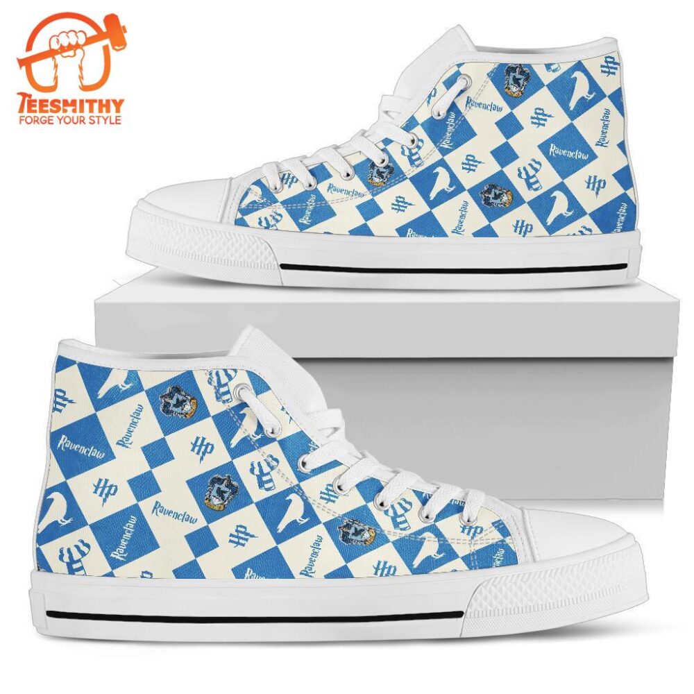 Harry Potter Ravenclaw Shoes High Top Custom Pattern Sneakers