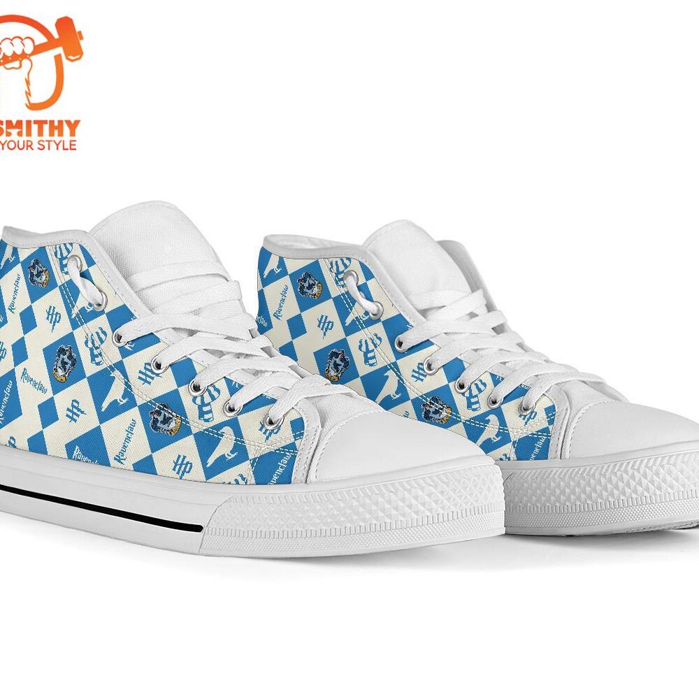 Harry Potter Ravenclaw Shoes High Top Custom Pattern Sneakers