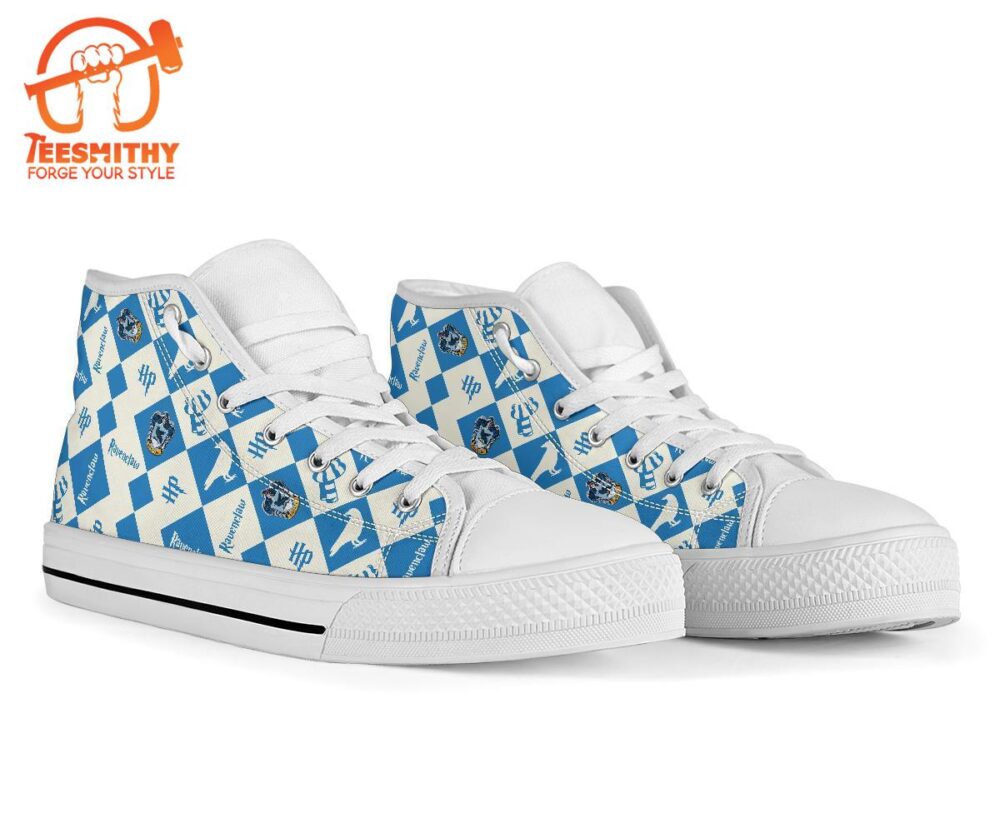 Harry Potter Ravenclaw Shoes High Top Custom Pattern Sneakers