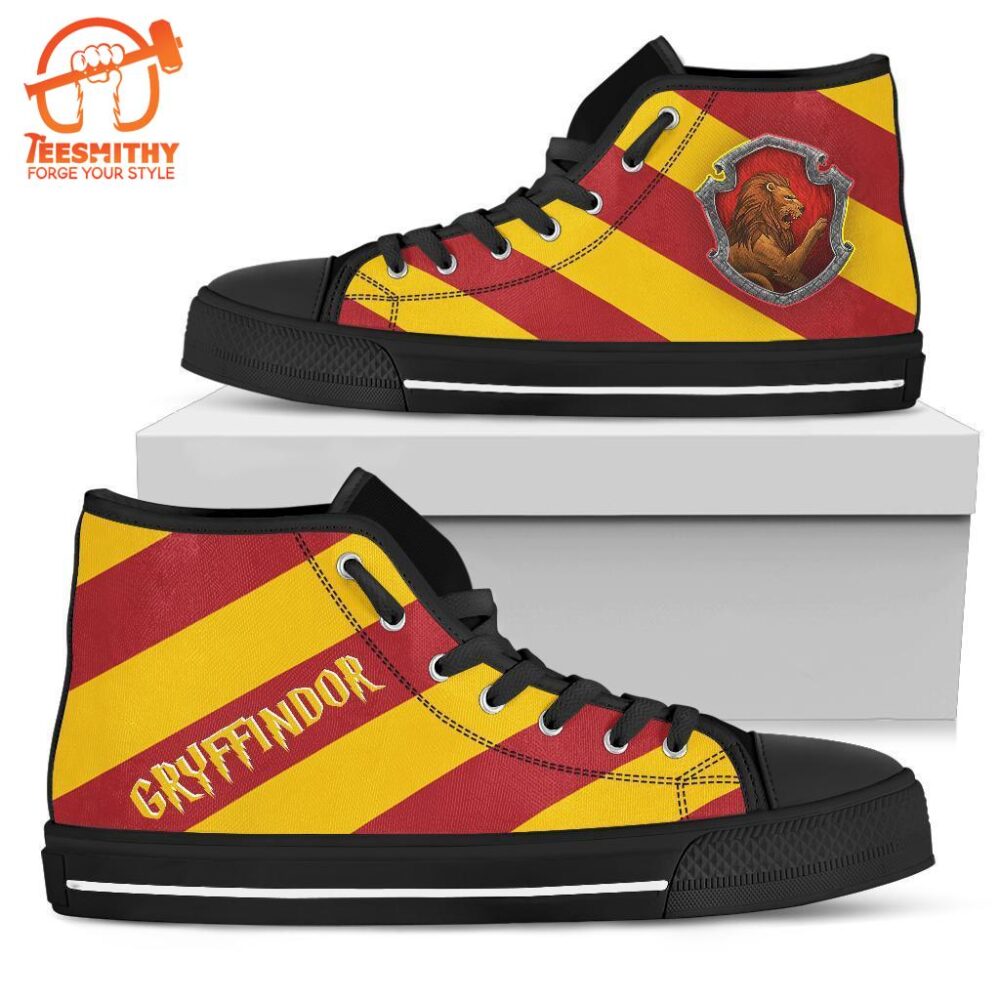 Harry Potter Shoes Gryffindor House High Top Shoes Movie