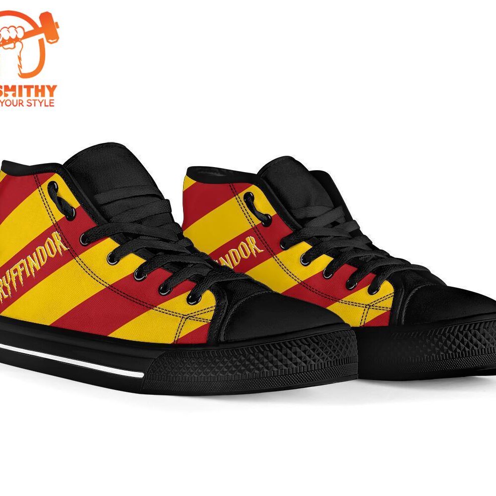 Harry Potter Shoes Gryffindor House High Top Shoes Movie