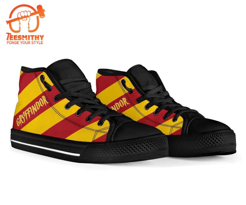 Harry Potter Shoes Gryffindor House High Top Shoes Movie