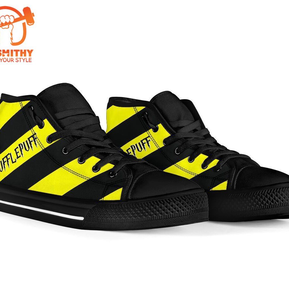 Harry Potter Shoes Hufflepuff House High Top Shoes Movie